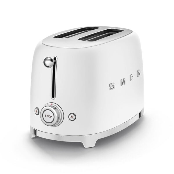 2 Slice Toaster | Matte White